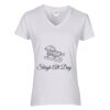Heavy Cotton Women's V-Neck T-Shirt Thumbnail